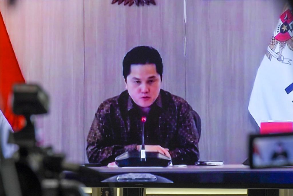 podiumnews.com-Erick Thohir Ancam Copot Direksi BUMN Abaikan Produk UMKM